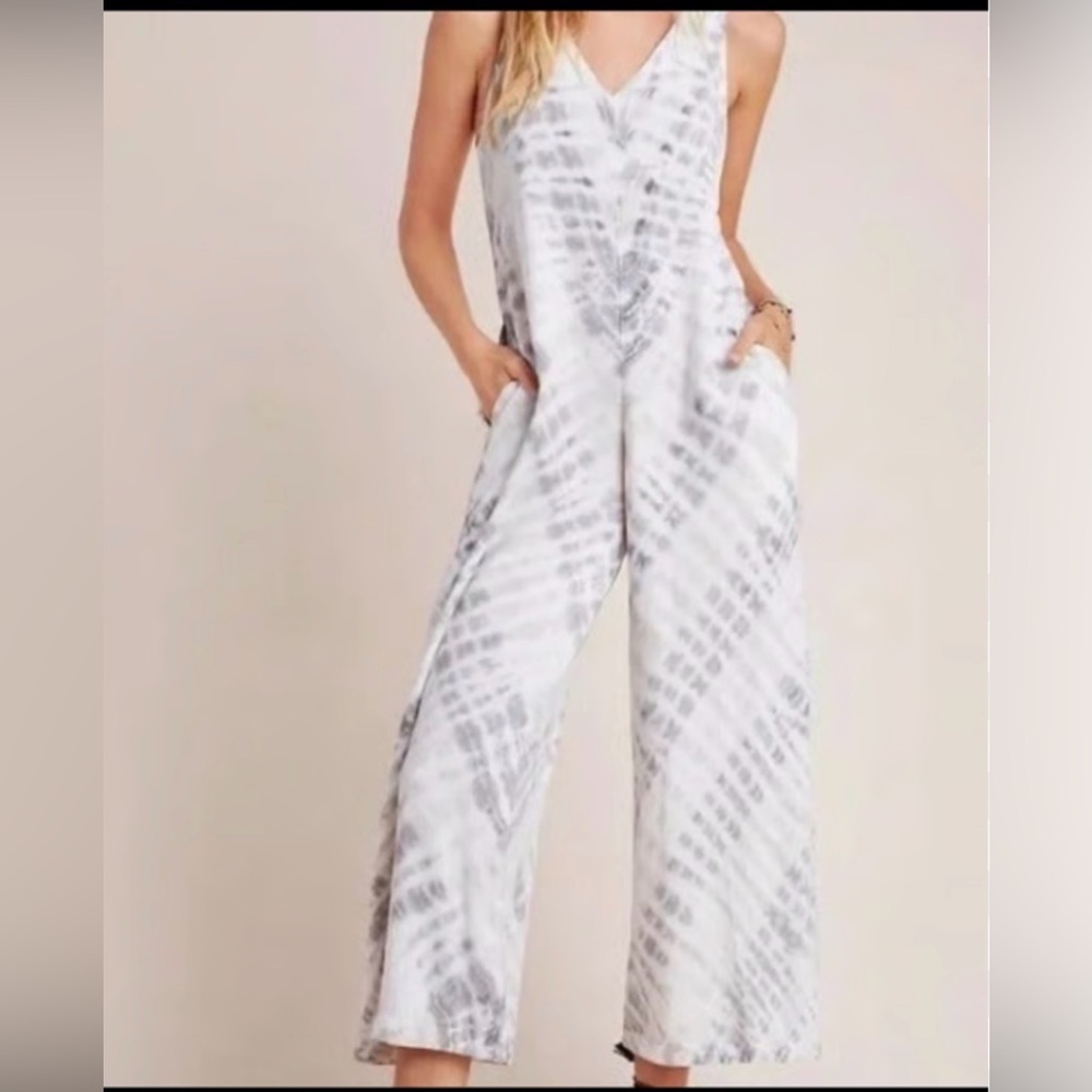 Tie-Dye Sleeveless Jumpsuit